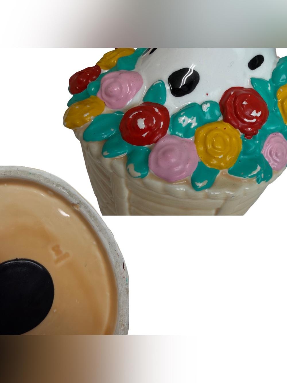 '90s Sanrio Spottie Dottie Figurine Ceramic Coin Bank - Picture 8 of 12